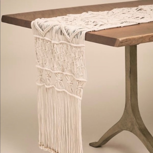 BHLDN Other - BHLDN Mirabella Macrame Table Runner wedding decor
